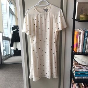 H&M Cream Polka Dot Dress